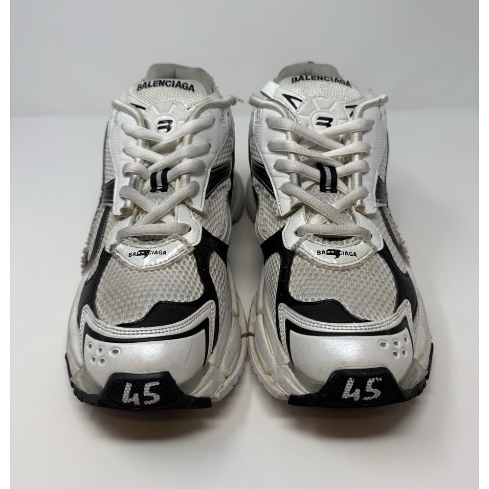 Balenciaga Runner Gradient Sneaker White/Black Size 12 US 45 EU - Picture 2 of 8